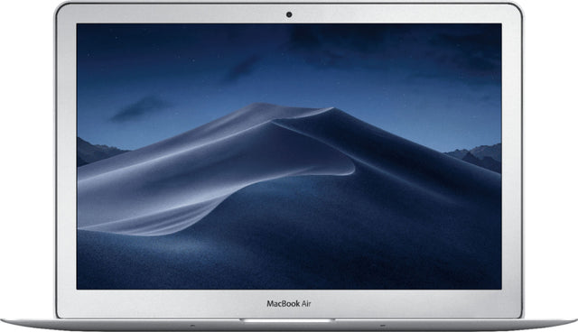 Front. Apple - MacBook Air®  - 13.3" Display - Intel Core i5 - 8GB Memory - 128GB Flash Storage - Silver.
