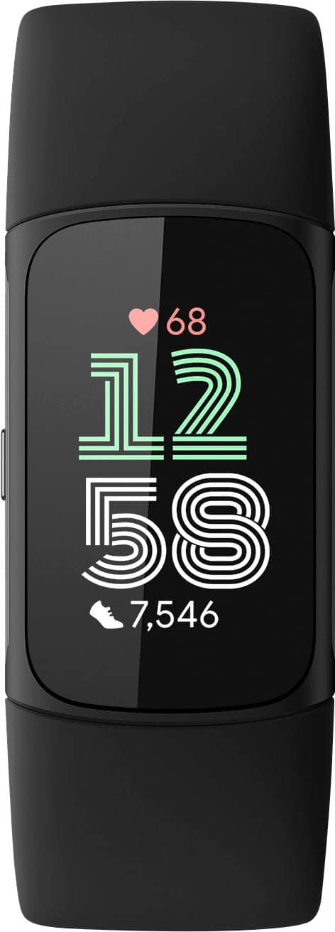 Google - Fitbit Charge 6 Advanced Fitness & Health Tracker - Works with Android and iOS - Obsidian - (2023)