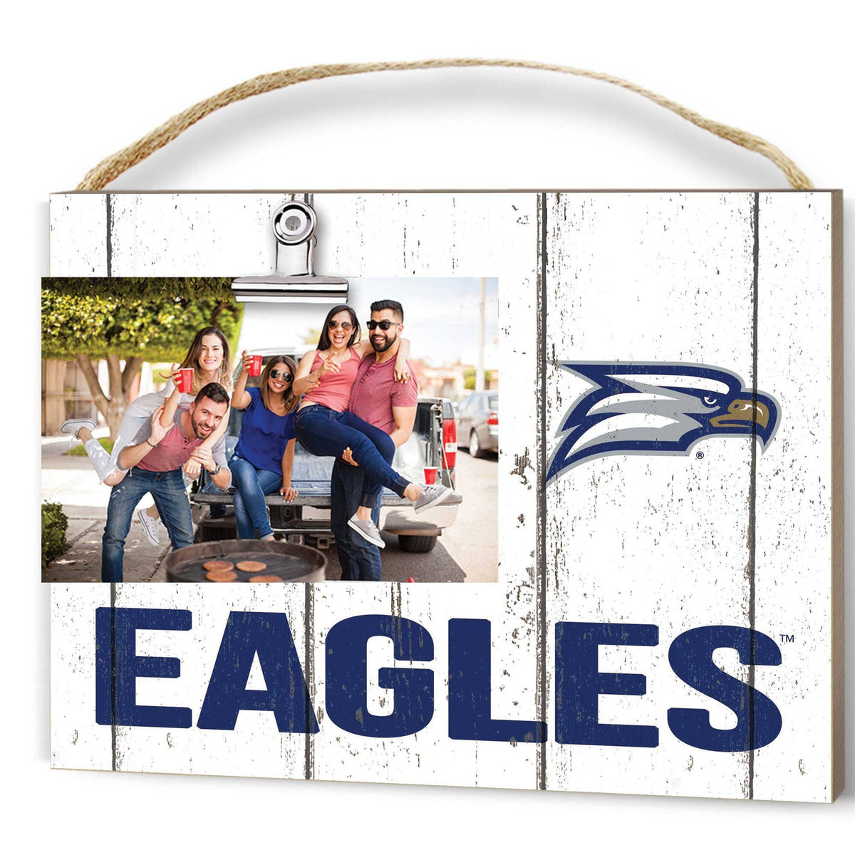 Jardine - Georgia Southern Eagles 8" x 10" Weathered Clip It Frame - White