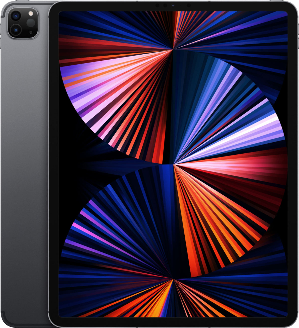 Apple - Geek Squad Certified Refurbished 12.9-Inch iPad Pro with Wi-Fi + Cellular - 256GB (Unlocked) - Space Gray