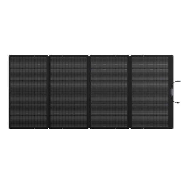 Front. EcoFlow - 400W Foldable Solar Panel - Black.