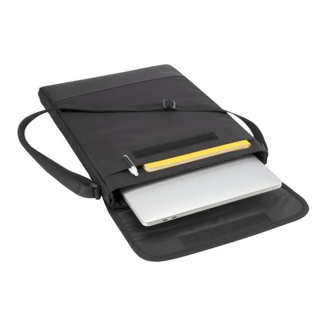 Front. Belkin - Protective Laptop Sleeve with Shoulder Strap for 11-13" Devices - Black.