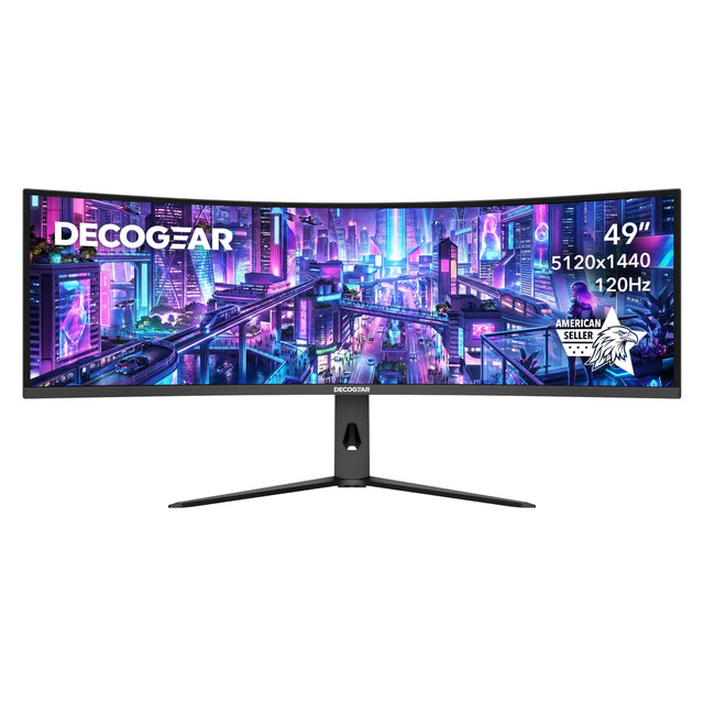 DECOGEAR 49" 5120x1440 120Hz - AMERICAN SELLER
