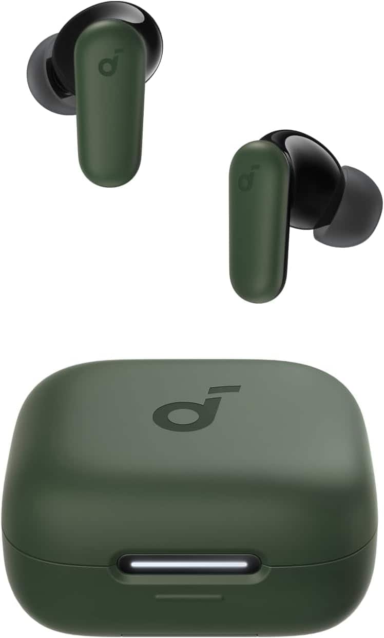 Soundcore - P30i by Anker Noise Cancelling Earbuds, Hands-Free Viewing, Smart Noise Cancelling, Powerful Bass, 45H Playtime - Green