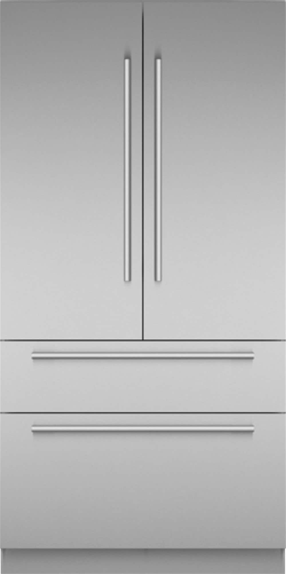 Thermador - Freedom Collection 42 in. Wide 23.1 Cu. Ft. French Door Bottom Freezer Built-in Smart Refrigerator - Stainless Steel