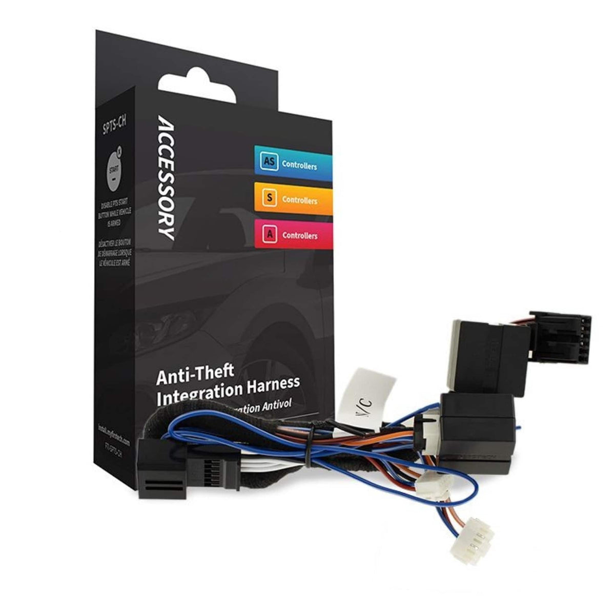 Compustar - Anti-Theft Integration Harness for Chrysler/Dodge/Jeep/RAM 2011-2022 - Black