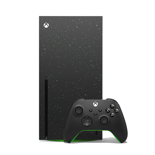 Front. Microsoft - XBOX Series X 2TB Console - Galaxy Black Special Edition.