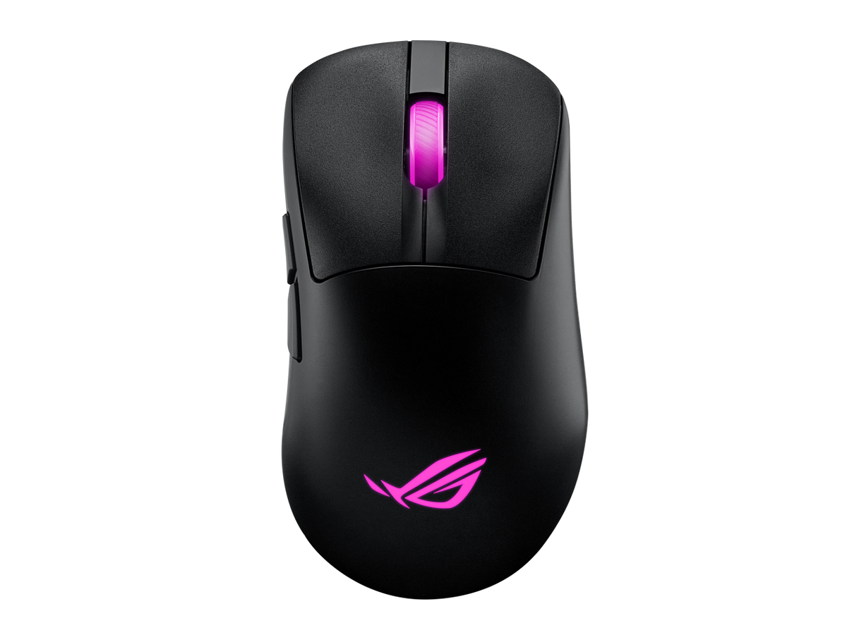 ASUS - ROG Keris II Wireless Gaming Mouse, 64g, 42K DPI, ROG Switches, SpeedNova Wireless, Bluetooth - Wireless - Black