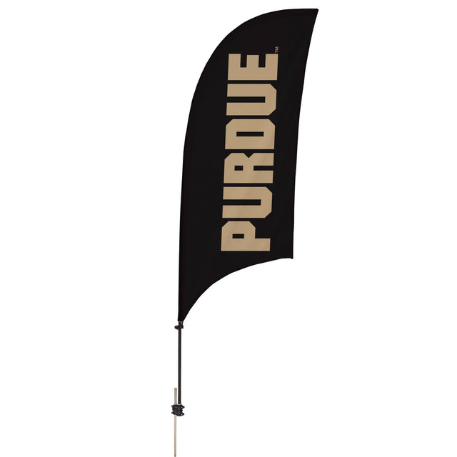 Front. Victory Corps - Purdue Boilermakers 7.5' Razor Feather Stake Flag - Multicolor.