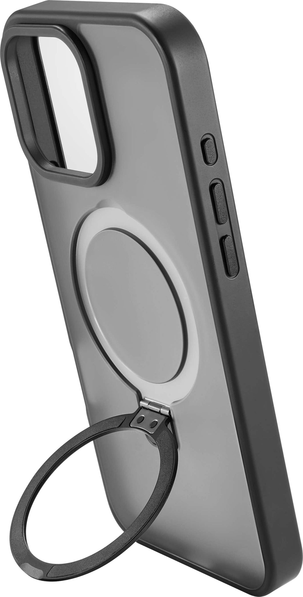 Insignia™ - Hard-Shell Case with MagSafe Kickstand for iPhone 16 Pro Max - Black