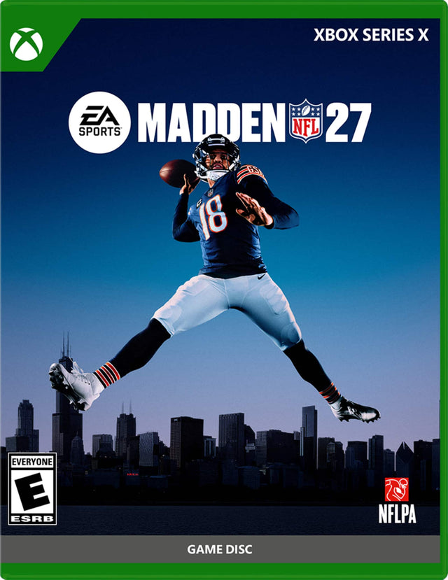 XBOX SERIES X  
EA SPORTS  
MADDEN NFL 27  
EVERYONE E ESRB  
NFLPA  
GAME DISC