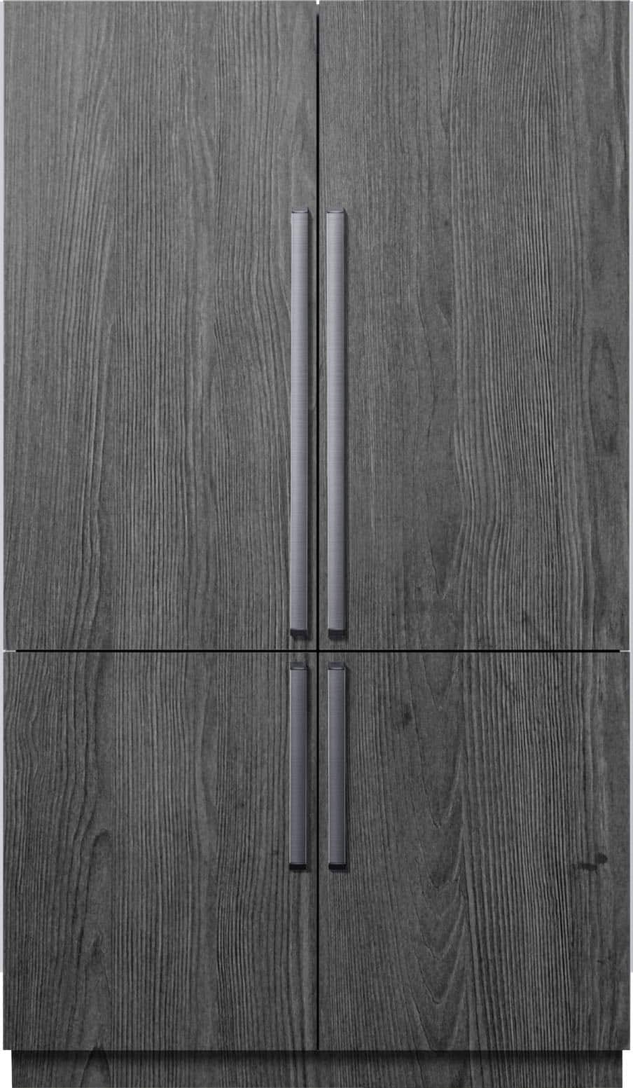Dacor - 48 in. Wide 27.7 Cu. Ft. 4-Door Flex French Door Built-In Smart Refrigerator with Beverage Center and Whiskey Ball Ice - Custom Panel Ready