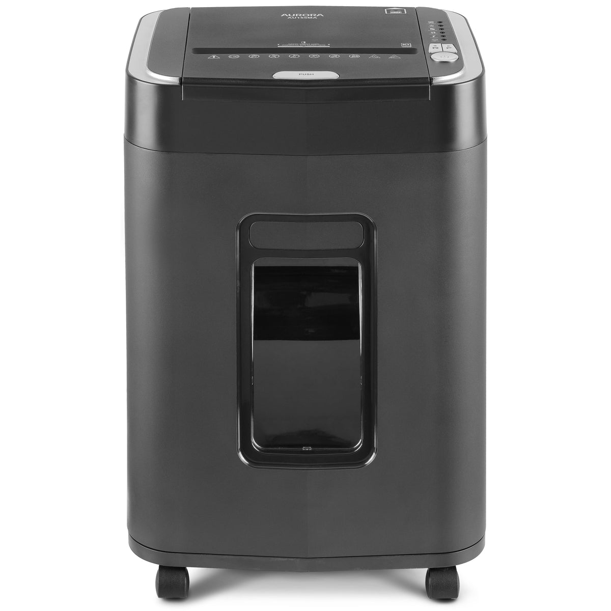 Aurora - AU155MA Professional Grade 150-Sheet Auto Feed Micro-Cut Paper Shredder / 60 Minutes Continuous Run Time - Black