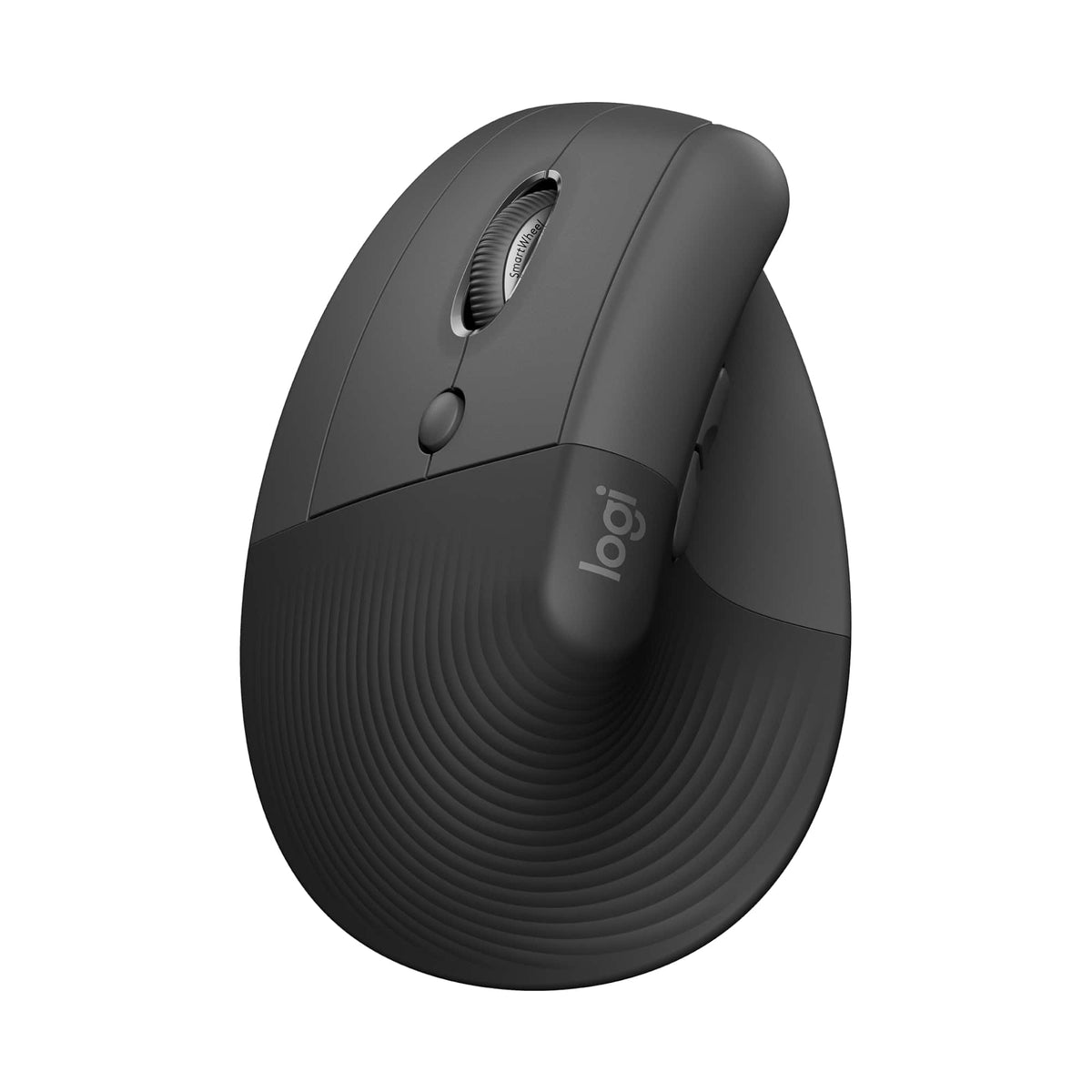 Logitech - Lift Left Vertical Wireless Ergonomic Left-Handed Mouse with 4 Customizable Buttons - Wireless - Graphite