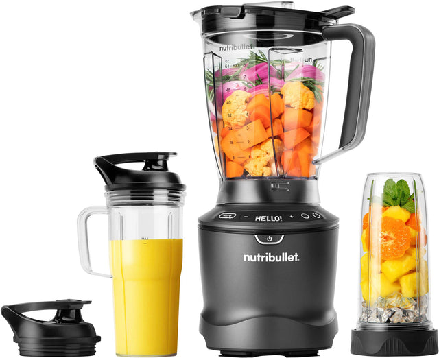 The text on the image reads: "Hello! NutriBullet."