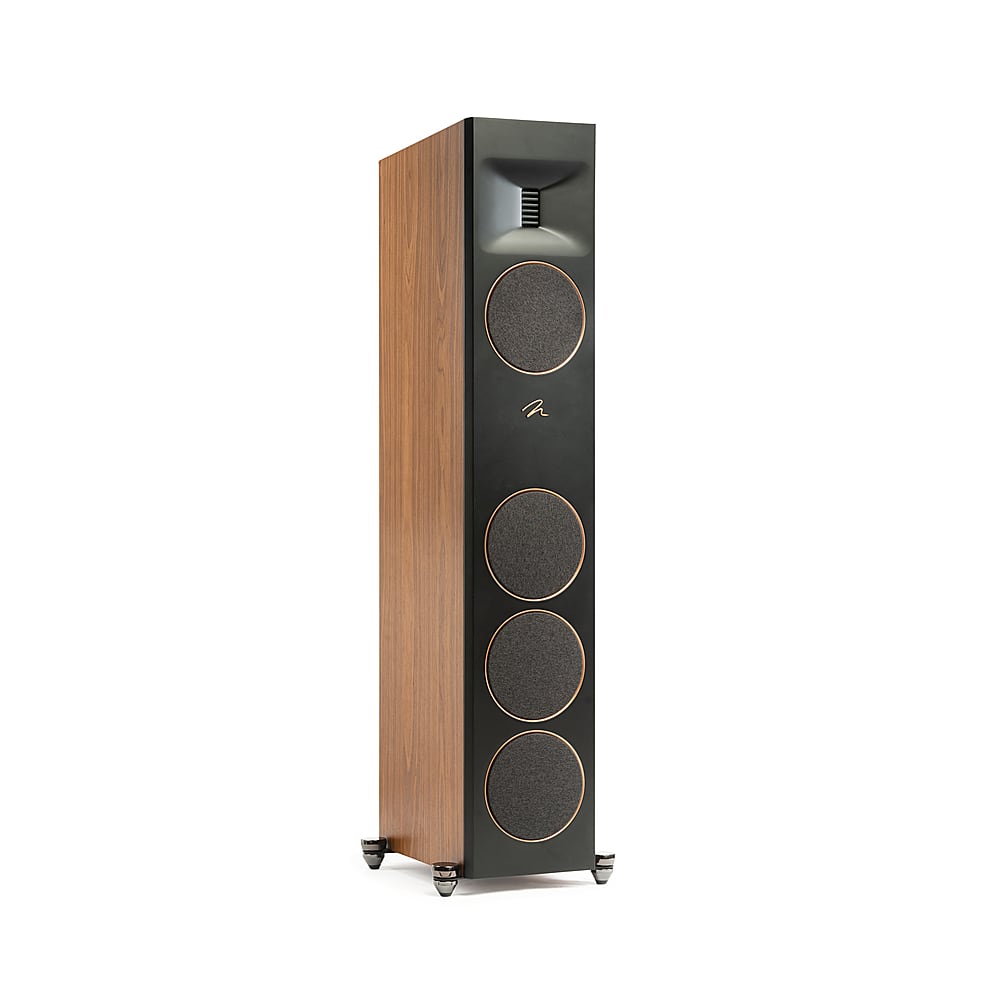 MartinLogan - Motion XT F100 3-Way Floorstanding Speaker with 6.5” Midrange and Triple 6.5” Bass Drivers (Each) - Walnut