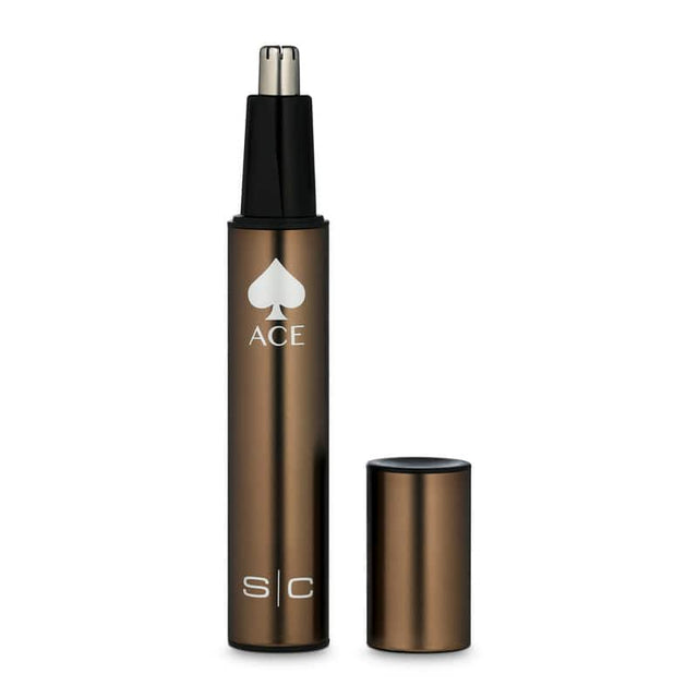 Front. StyleCraft - Ace Electric Ear and Nose Trimmer with Cap - Black.