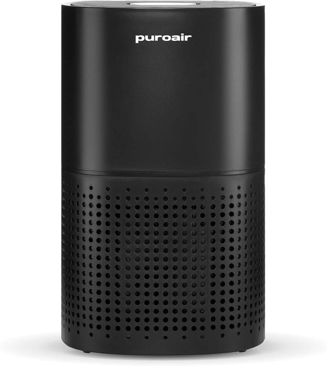 Front. PuroAir - PuroAir 240 HEPA Air Purifier for Bedroom - Covers Up To 1,000 Sq Ft - Black.