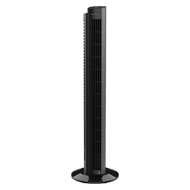 Front. Vornado - Ozi42dc Tower Fan - Black.
