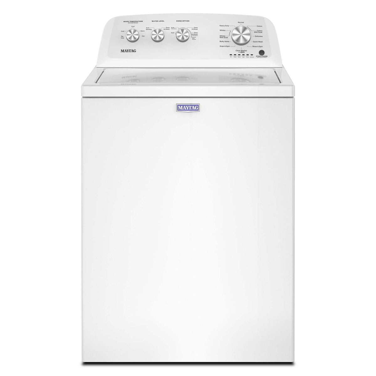 Maytag - 3.8 Cu. Ft. Top Load Washer with Deep Fill Option - White