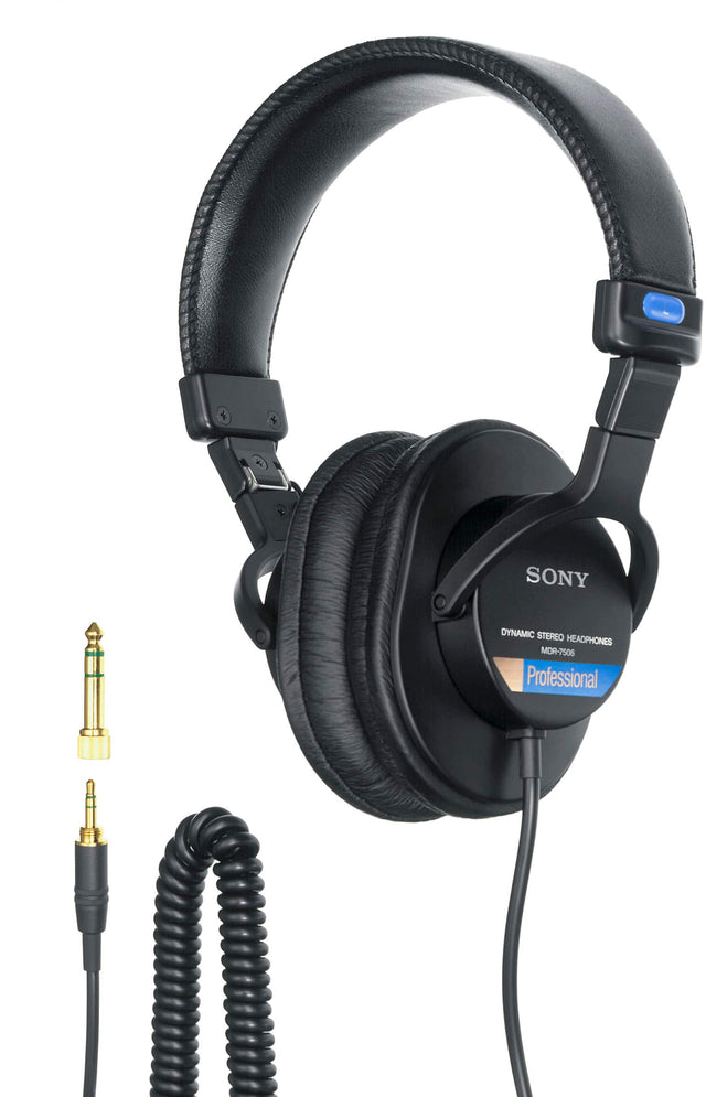 SONY DYNAMIC STEREO HEADPHONES MDR-7506 Professional