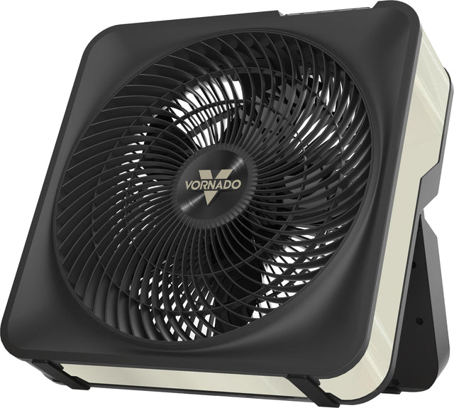 Front. Vornado - Vornado Model 80X High Velocity Box Fan with Kick Stand, Digital Display, Removable Grille, 99 Speeds, 1-12 Hour Timer - Cool Grey.