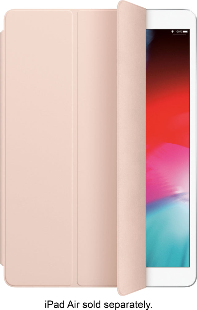 Front. Apple - Smart Cover for Apple® 10.5" iPad® Pro and iPad® Air and 10.2 (7th Generation 2019) - Pink Sand.