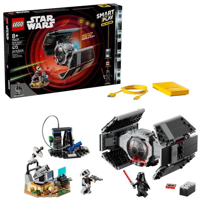 At | STAR WARS 75421 8+ Darth Vader's TIE Fighter 473 pcs/pzs - SMART PLAY ALL-IN-ONE