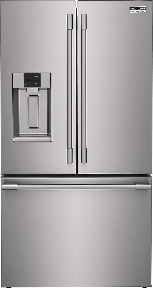 Frigidaire - Professional 36 in. Wide 22.6 Cu. Ft. French Door Counter-Depth Refrigerator with CrispSeal Technology - Smudge Proof Stainless Steel