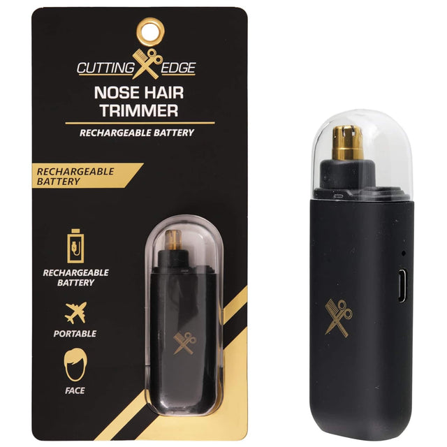 CUTTING EDGE NOSE HAIR TRIMMER RECHARGEABLE BATTERY PORTABLE FACE