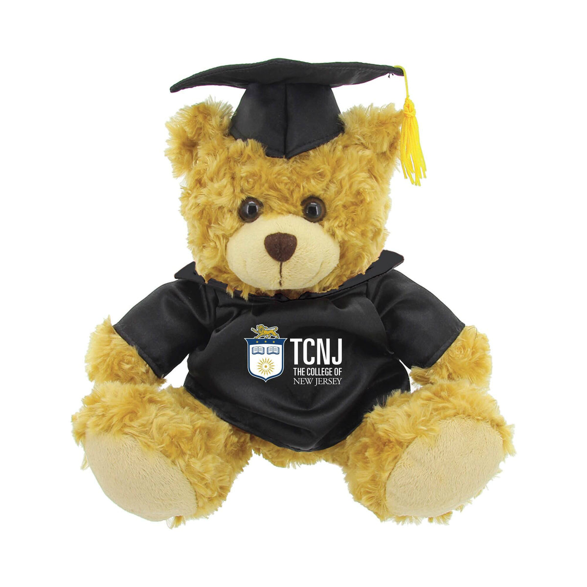 Jardine - College of New Jersey Lions 12'' Graduation Plush Bear - Oatmeal