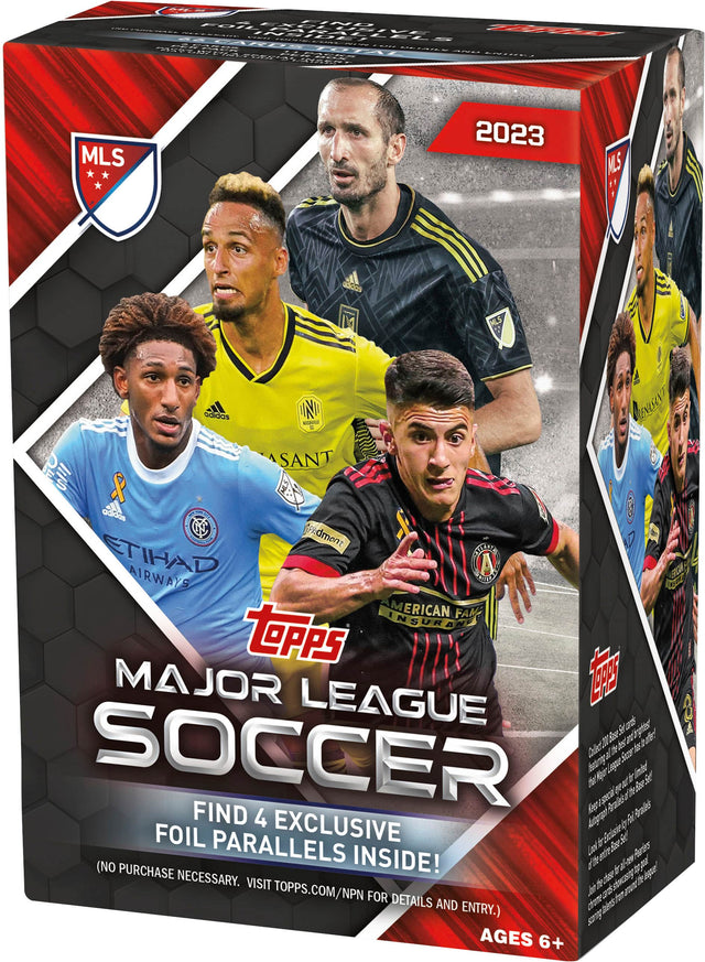 Front. Topps - 2023 Topps MLS Soccer Blaster Box.