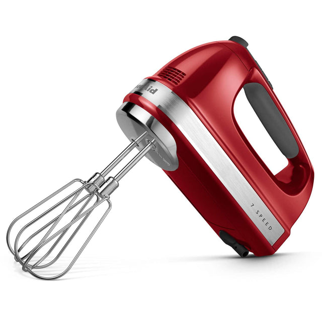 Front. KitchenAid - KHM7210ER 7-Speed Hand Mixer - Empire Red.