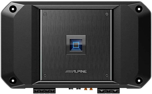 Front. Alpine - R-Series Class D Mono Amplifier with Variable Crossovers - Black.