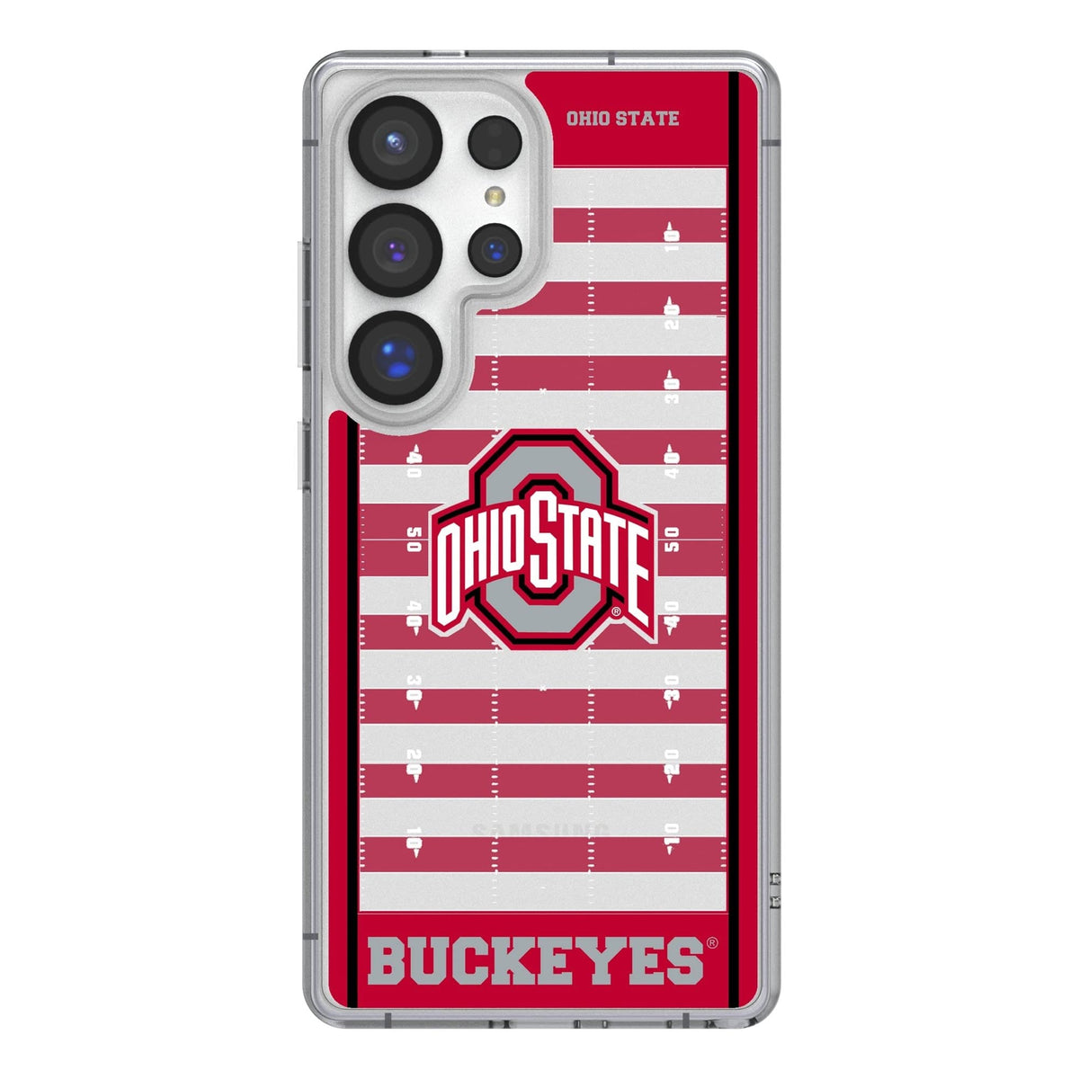 Keyscaper - NCAA - Ohio State Buckeyes Field Galaxy Clear Case - S24 Ultra - Multicolor