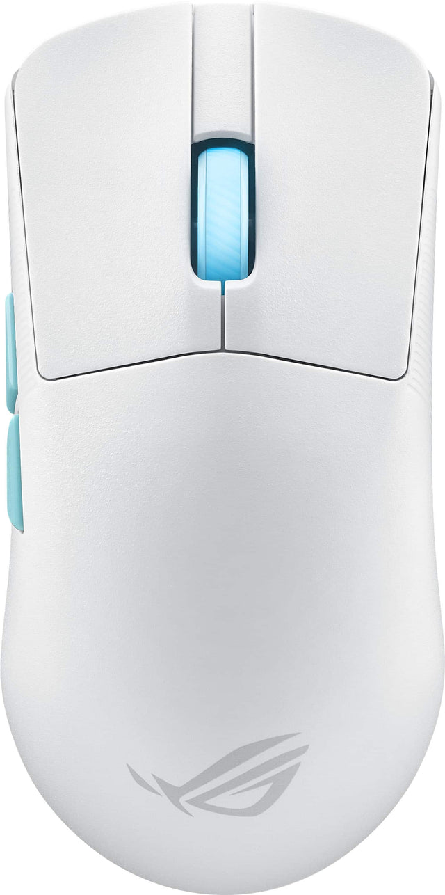 Front. ASUS - ROG Harpe Ace Aim Lab Edition Ultralight Wireless Optical Gaming Mouse with ROG SpeedNova Wireless Technology - White.
