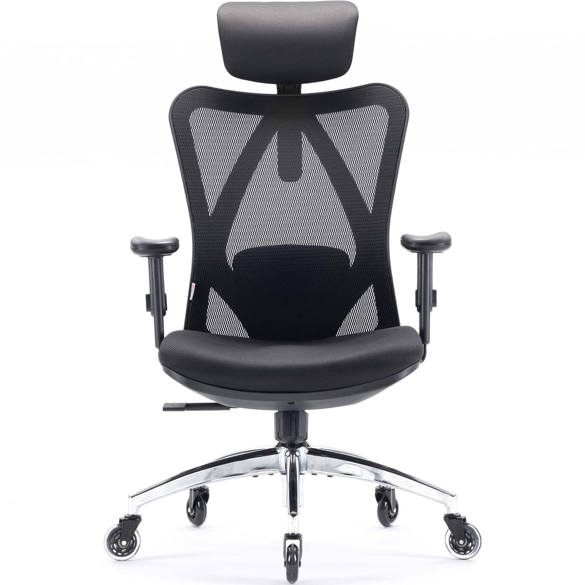 SIHOO - M18 Ergonomic Office Chair, Computer Desk Chair with Adjustable Headrest, High Back Swivel Chair for Home Office - Duck Black