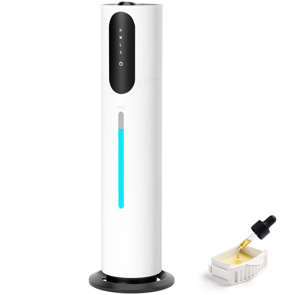 Topteng - 1.98Gal Ultrasonic Cool Mist Humidifier-36dB Quiet,Purification Filter,AromaDiffuser,for Large Bedroom,Baby&Pet Friendly - White