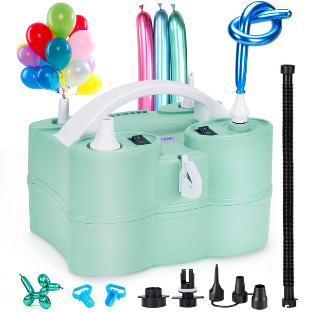 Front. AGPtek - 3-in-1 600W Air Pump for Inflatables and Balloon - Green.