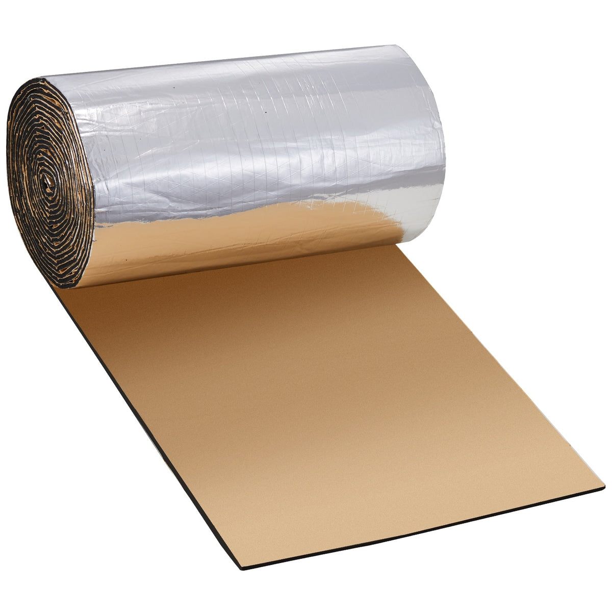 VEVOR - Car Sound Deadening Mat, 200 mil 36 sqft Automotive Sound Deadener, High Density Foam Sound Deadener Material - Silver (Natural Aluminum)