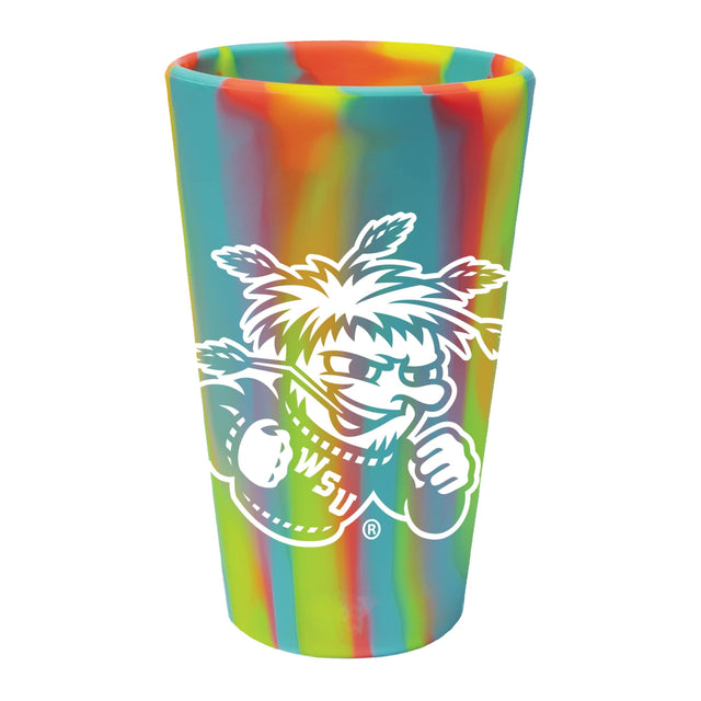 Front. WinCraft - Wichita State Shockers 16oz. Fashion Silicone Pint Glass - Multicolor.