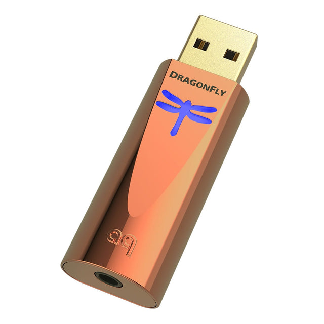 Front. AudioQuest - AudioQuest DragonFly Copper USB Digital-to-Analog Converter - Black.
