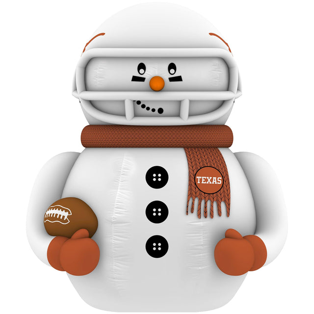 Front. Sporticulture - Texas Longhorns Inflatable Snowman Player - Brown.