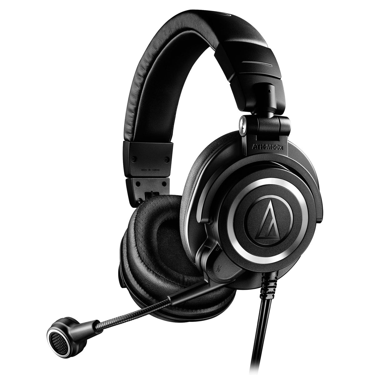 Audio-Technica - ATH-M50xSTS StreamSet Professional Monitor Over-Ear Streaming Headphones - Black