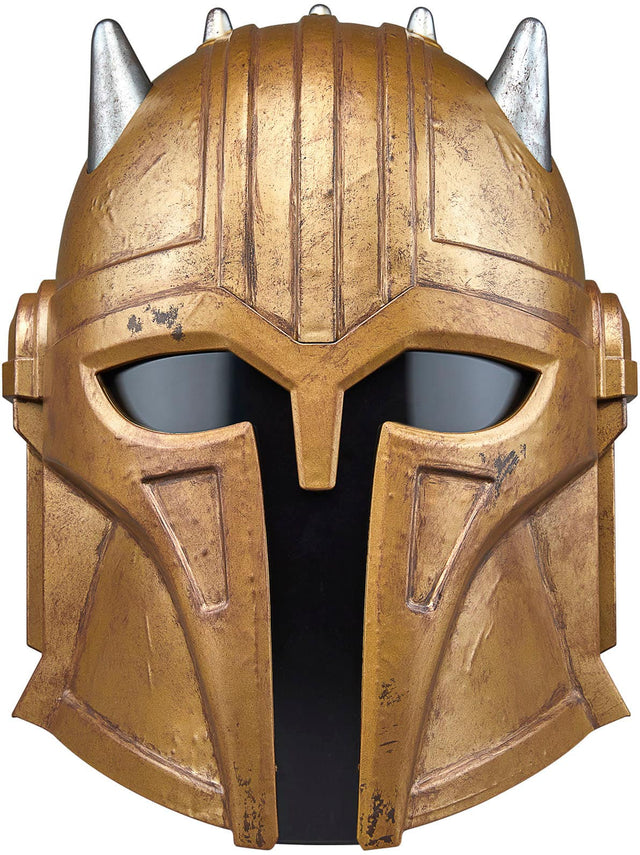 Front. Star Wars - The Black Series The Armorer Electronic Helmet.