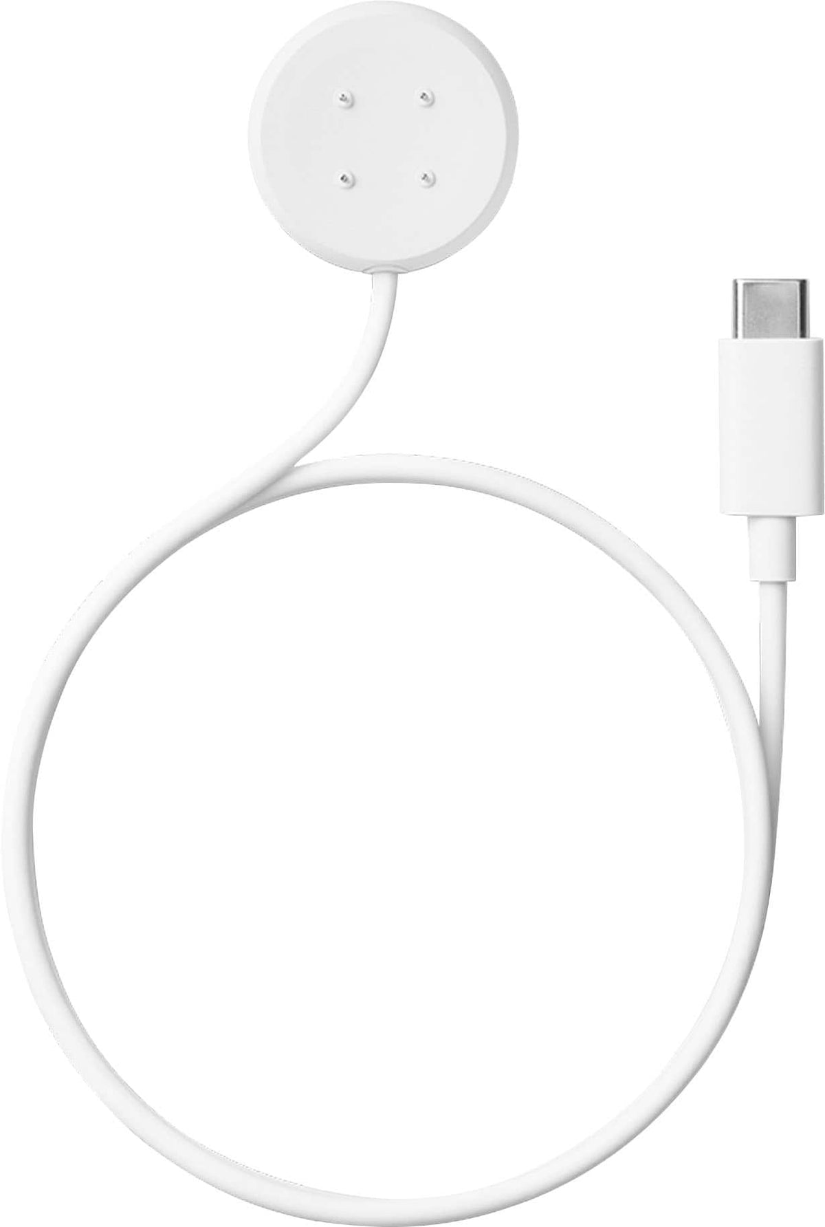 Google - Pixel Watch (2 & 3) USB-C Fast Charging Cable - White