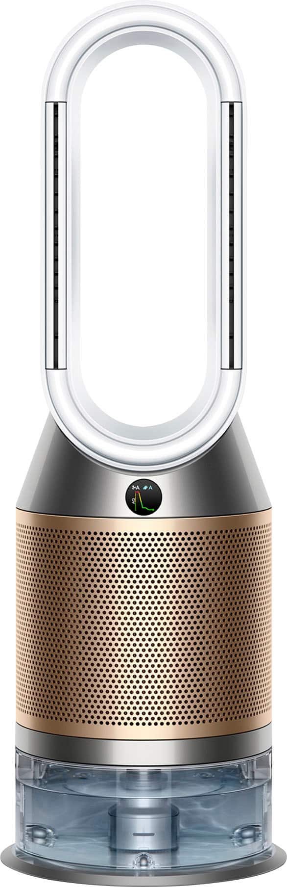 Front. Dyson - Purifier Humidify+Cool PH2 De-NOx​ - White/Gold.
