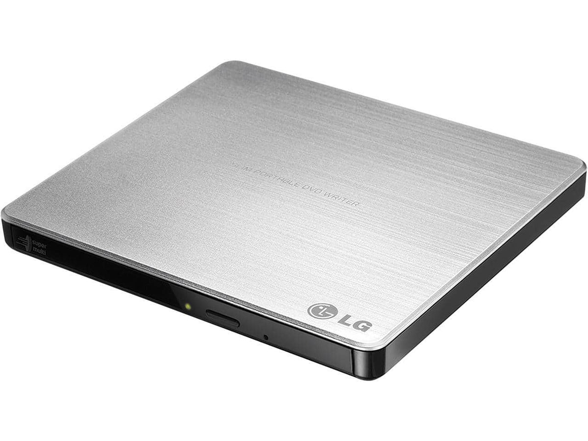 LG - Ultra Slim External DVDRW With Mac & Surface Compatible Model GP60NS50