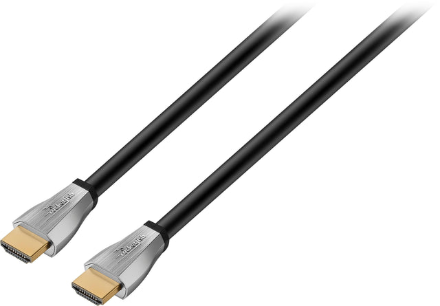 Front. Rocketfish™ - 12' 4K UltraHD/HDR In-Wall Rated HDMI Cable - Black.