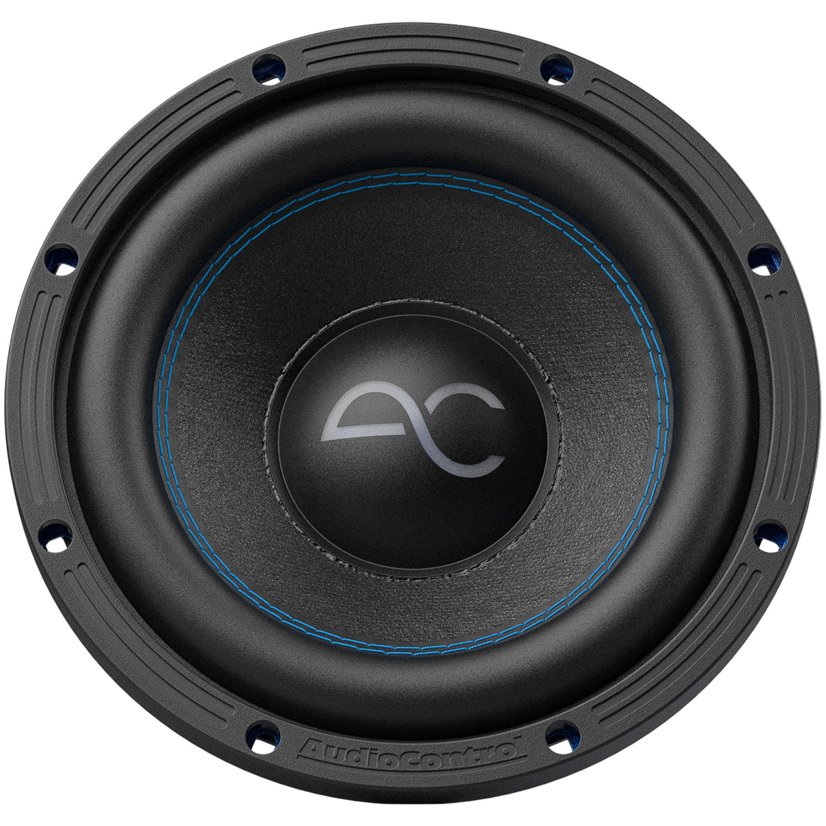 AudioControl - Spike Series 8” Single-Voice-Coil 2-Ohm High-Performance Subwoofer - Black/Blue
